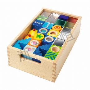 拼搭類多彩鏡子積木