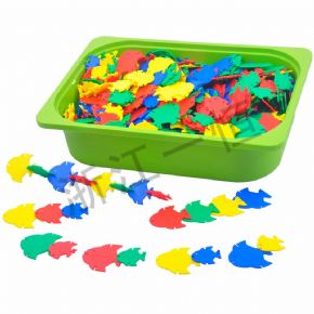 拼搭類混合熱帶魚(yú)積木